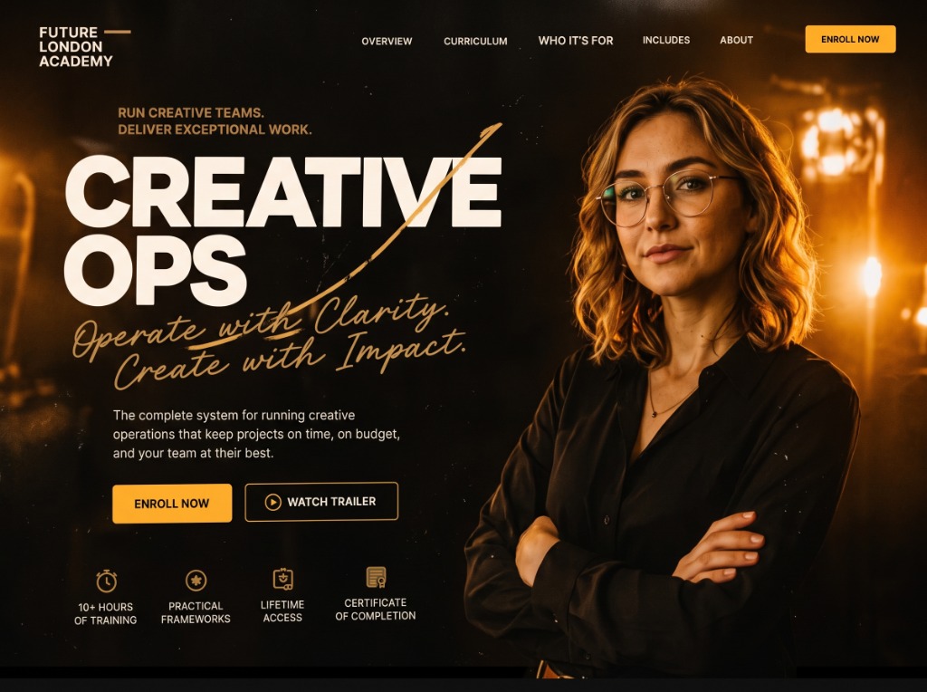 Future London Academy Creative Ops Funnel